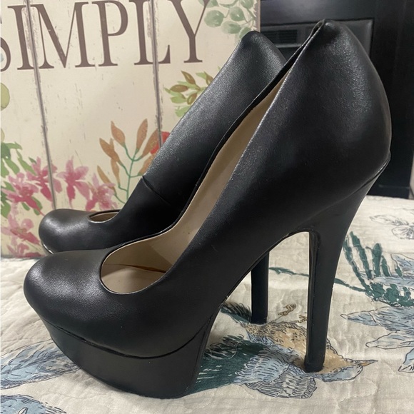 Olsenboye Platform Heels - black - Size 6.5M - Picture 3 of 6